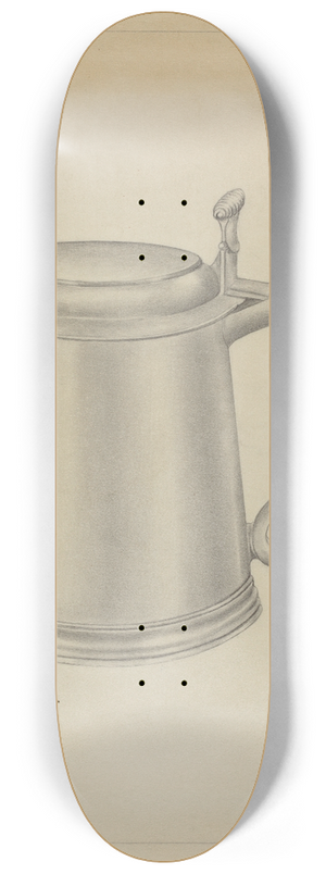 Gordon Sanborn - Silver Tankard 8.25 inch art skate deck