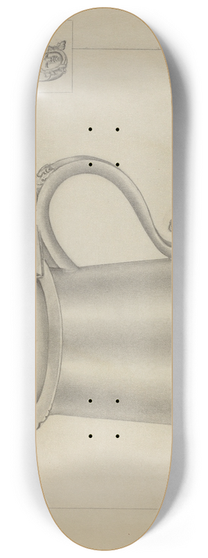 Gordon Sanborn - Silver Tankard 8.25 inch art skate deck