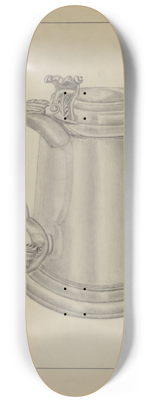 Gordon Sanborn - Silver Tankard 8.25 inch art skate deck