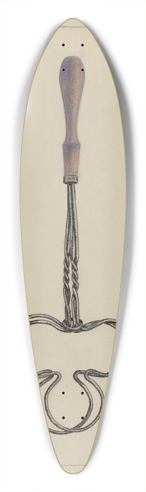 Rollington Campbell - Toaster 39.3 inch art pintail longboard deck