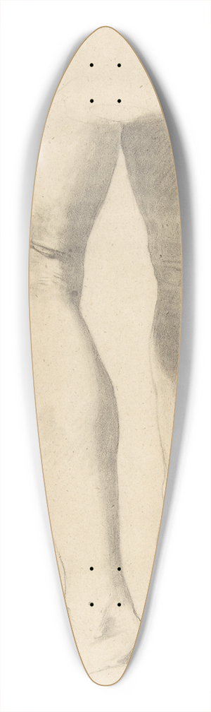 Romain Cazes - Study of Legs 39.3 inch art pintail longboard deck