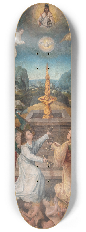 Goswin van der Weyden - Fons Pietatis 8.25 inch art skate deck