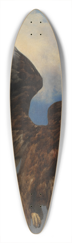 Rosa Bonheur - The Wounded Eagle 39.3 inch art pintail longboard deck