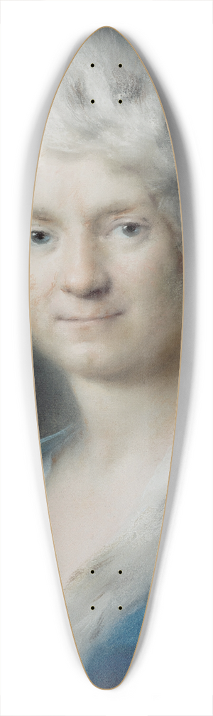 Rosalba Carriera - Self-Portrait as Winter 39.3 inch art pintail longboard deck