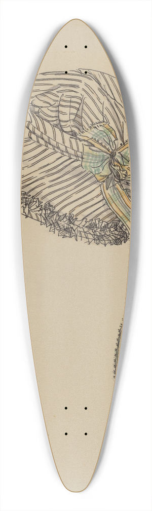 Rosalia Lane - Bonnet 39.3 inch art pintail longboard deck