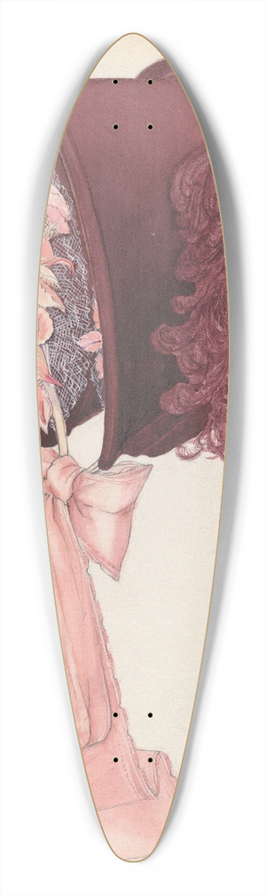 Rosalia Lane - Bonnet 39.3 inch art pintail longboard deck