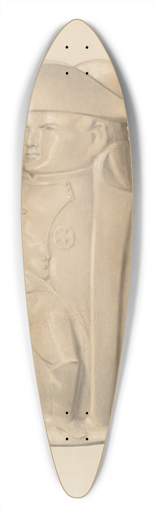 Roy Moon - Napoleon Jug 39.3 inch art pintail longboard deck