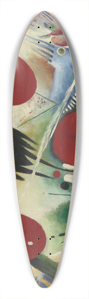 Rudolf Bauer - Symphony 39.3 inch art pintail longboard deck