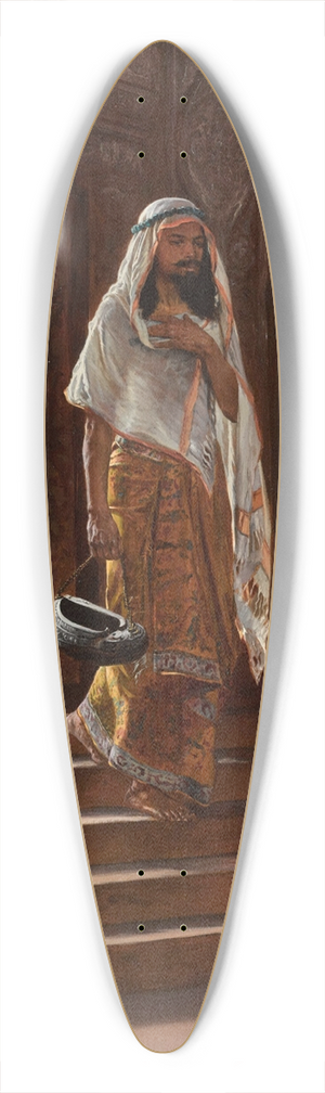 Rudolf Ernst - A Dervish 39.3 inch art pintail longboard deck