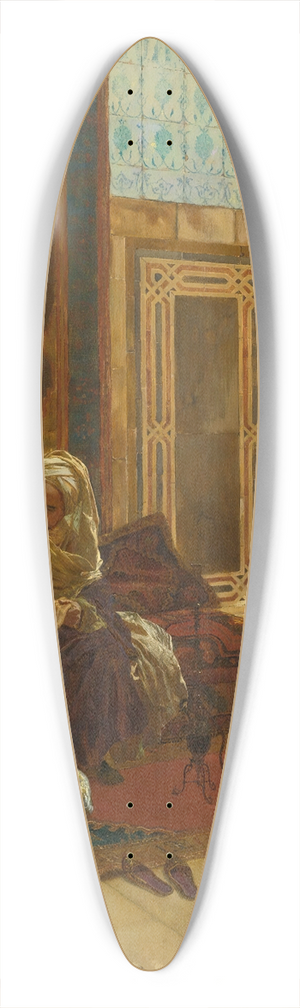 Rudolf Ernst - La Favorite 39.3 inch art pintail longboard deck