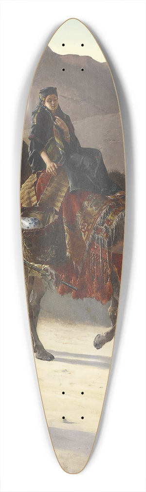 Rudolf Ernst - LEscorte 39.3 inch art pintail longboard deck