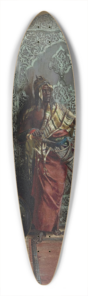 Rudolf Ernst - Nubian Guard 39.3 inch art pintail longboard deck