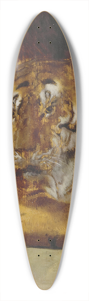 Rudolf Ernst - Tiger 39.3 inch art pintail longboard deck