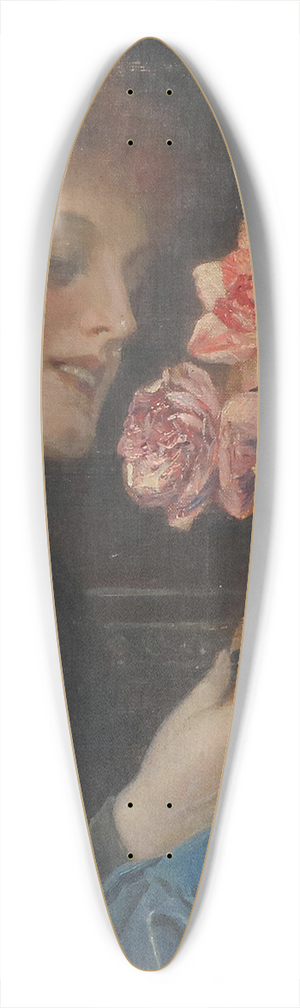 Rudolf Rssler - Duft der Rosen 39.3 inch art pintail longboard deck