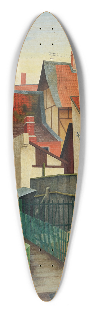 Rudolf Wacker - An der Abzucht (in Goslar) 39.3 inch art pintail longboard deck