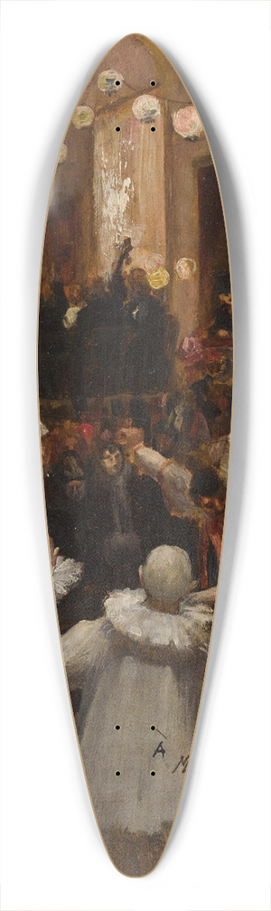Rupert Bunny - Bal Masque 39.3 inch art pintail longboard deck
