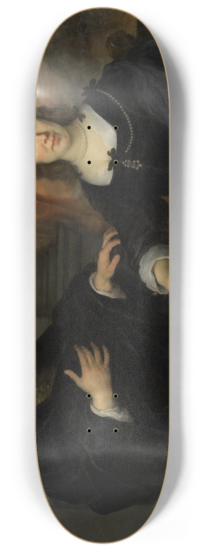 Govaert Flinck - Portrait of a married couple 8.25 inch art skate deck Govaert Flinck - Portrait of a married couple 8.25 inch art skate deck