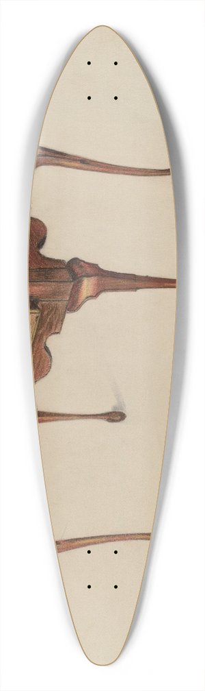 Ruth Bialostosky - Rectangular Table 39.3 inch art pintail longboard deck