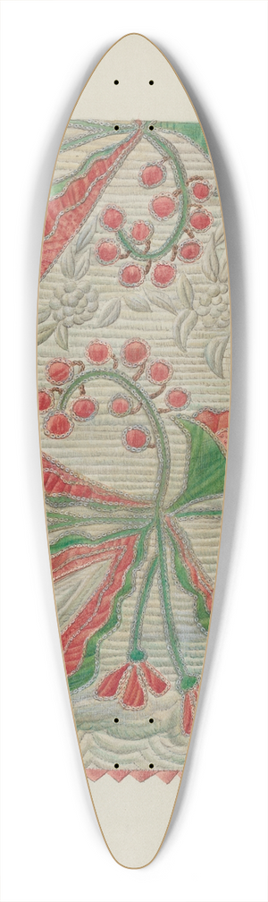 Ruth Buker - Applique Quilt 39.3 inch art pintail longboard deck