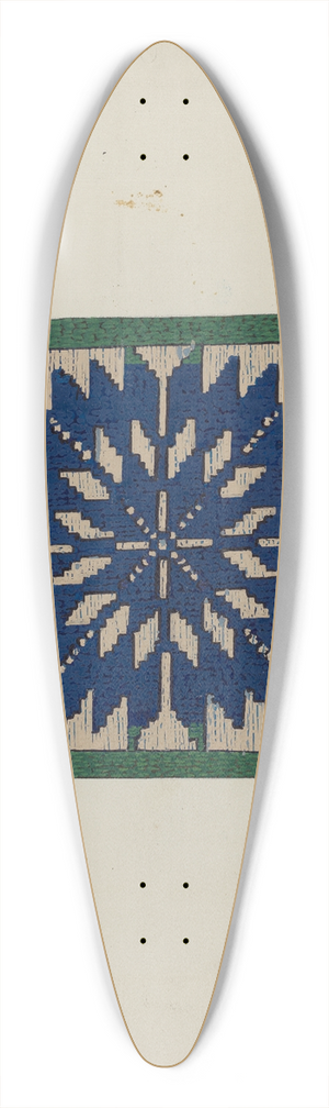 Ruth M. Barnes - Coverlet 39.3 inch art pintail longboard deck