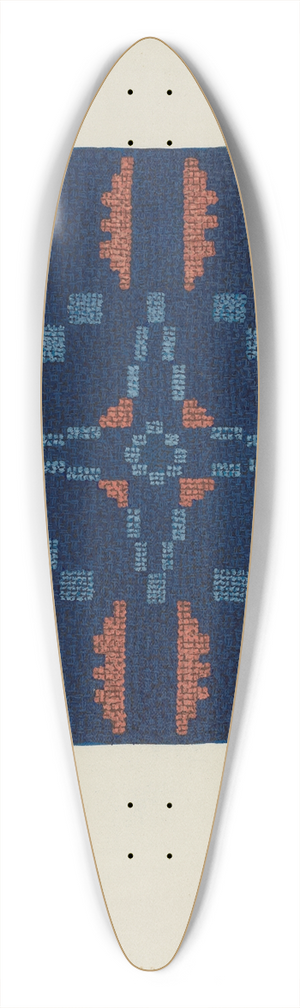Ruth M. Barnes - Coverlet Detail 39.3 inch art pintail longboard deck