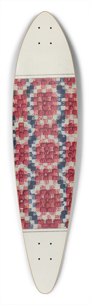 Ruth M. Barnes - Coverlet (Section) 39.3 inch art pintail longboard deck