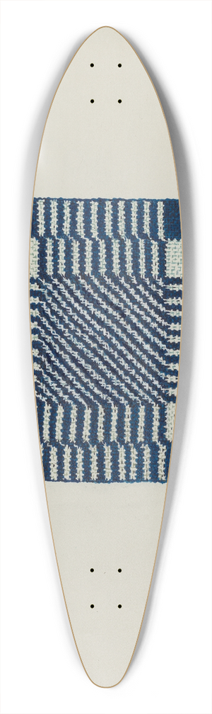 Ruth M. Barnes - Coverlet (Section of) 39.3 inch art pintail longboard deck