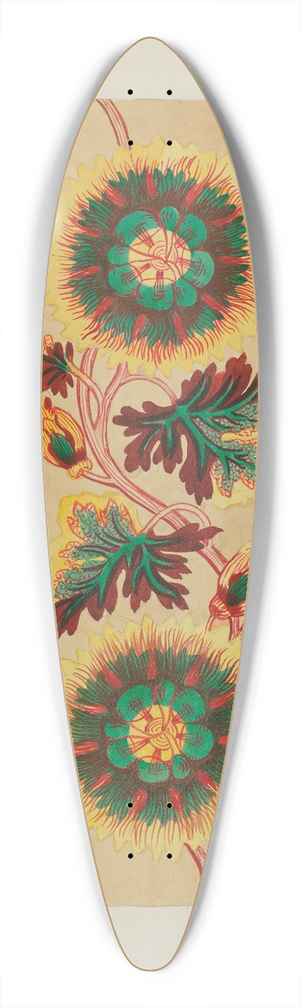 Ruth M. Barnes - Quilt (Section) 39.3 inch art pintail longboard deck