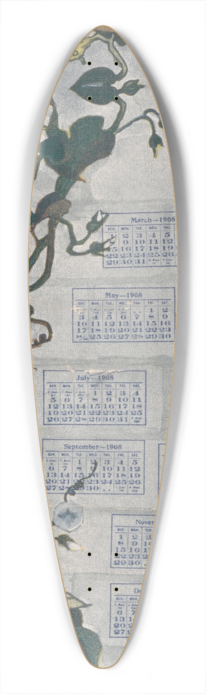 Ruth M. Hallock - A Dutch lunch 39.3 inch art pintail longboard deck