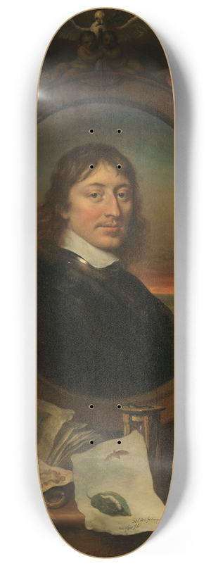 Govert Flinck - Gerard Pietersz Hulft (1621-56), First Councilor and Director-General of the Dutch East India Company 8.25 inch art skate deck
