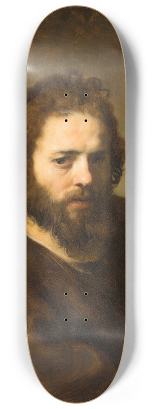 Govert Flinck - Portrait of a Bearded Man 8.25 inch art skate deck