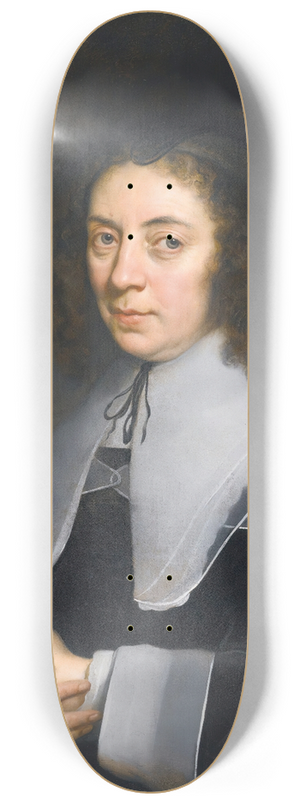 Govert Flinck - Portrait Of Dorothea Berck Of Alblasserdam(1593-1684), Wife Of Joseph Coymans 8.25 inch art skate deck