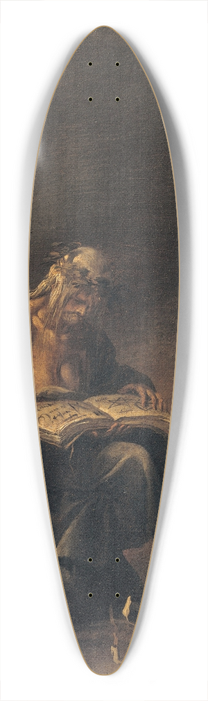 Salvator Rosa - A Witch 39.3 inch art pintail longboard deck