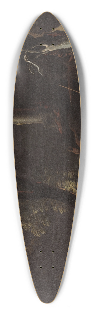 Salvator Rosa - Scenes of Witchcraft, Night 39.3 inch art pintail longboard deck