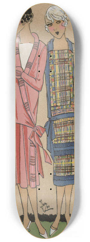 G-P. Joumard - Cration PHILIPPE et GASTON. Cration ANNA. 8.25 inch art skate deck