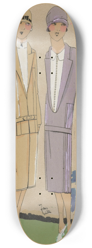 G-P. Joumard - LE BEAU PAYSAGE. 8.25 inch art skate deck