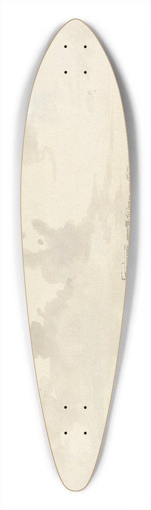 Samuel Davis - Fort William, Calcutta 39.3 inch art pintail longboard deck