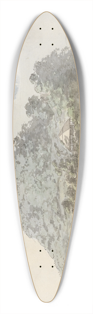 Samuel Davis - Siccregully [Sakrigali] 39.3 inch art pintail longboard deck