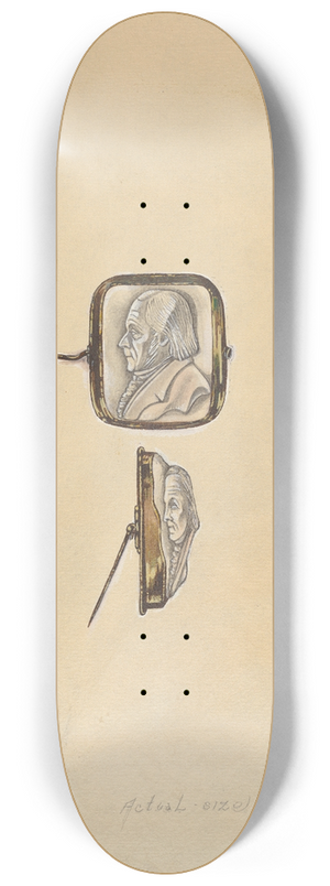 Grace Halpin - Cameo Brooch 8.25 inch art skate deck