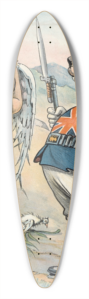 Samuel Ehrhart - A misunderstanding 39.3 inch art pintail longboard deck