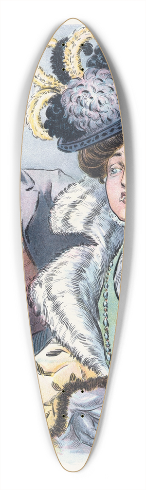 Samuel Ehrhart - An idea 39.3 inch art pintail longboard deck