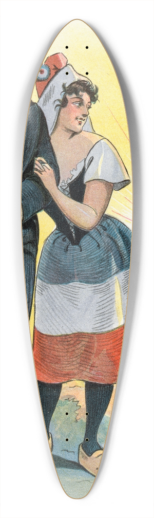 Samuel Ehrhart - Her new protector 39.3 inch art pintail longboard deck