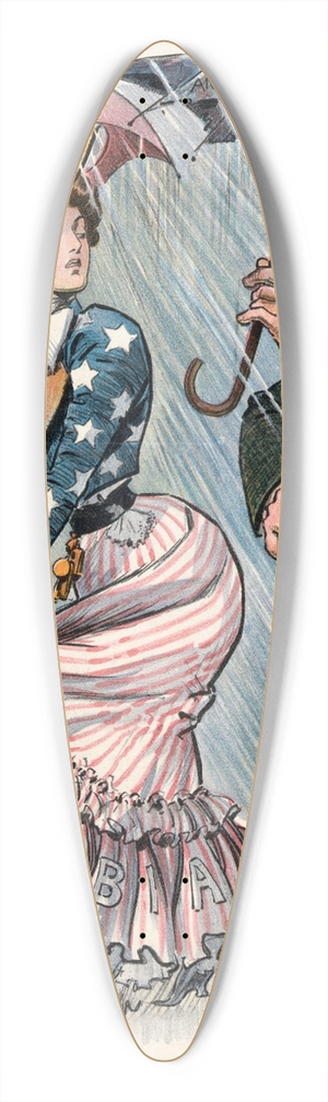 Samuel Ehrhart - Impudence 39.3 inch art pintail longboard deck