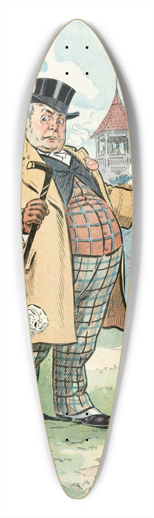 Samuel Ehrhart - Spurring him on 39.3 inch art pintail longboard deck