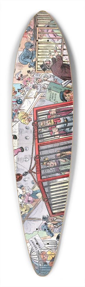 Samuel Ehrhart - The annual invasion 39.3 inch art pintail longboard deck