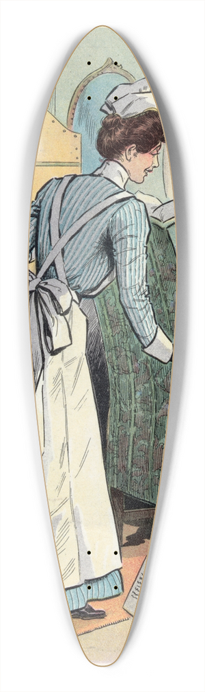 Samuel Ehrhart - The finishing touch 39.3 inch art pintail longboard deck