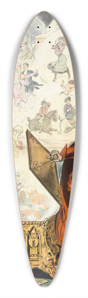 Samuel Ehrhart - The lid is off again 39.3 inch art pintail longboard deck