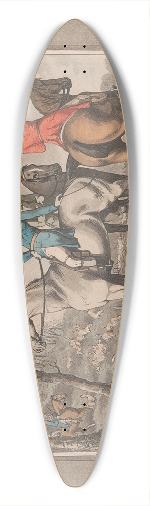 Samuel Howitt - Grow ye Britons then 39.3 inch art pintail longboard deck