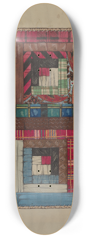 Grace Halpin - Quilt 8.25 inch art skate deck