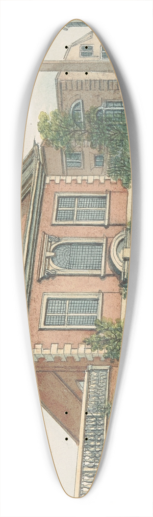 Samuel Ireland - Barbers Hall 39.3 inch art pintail longboard deck